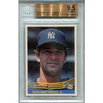1984 Donruss #248 Don Mattingly RC BGS 9.5 *8311 (Reed Buy)