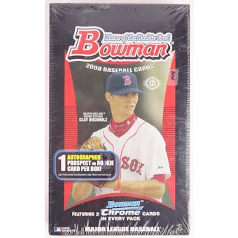 2008 Bowman Baseball Hobby Box (Reed Buy)