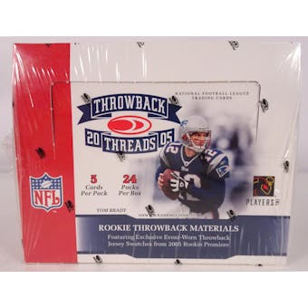 2005 Donruss Throwback Threads Football Hobby Box (Reed Buy)