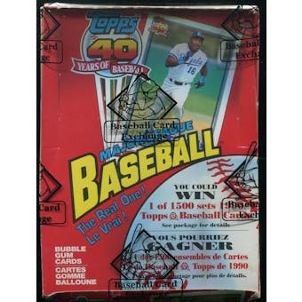 1991 O-Pee-Chee Baseball Wax Box (BBCE)