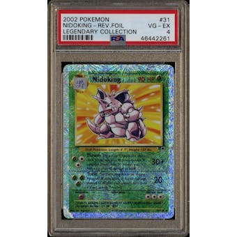 Pokemon Legendary Collection Reverse Foil Nidoking 31/110 PSA 4