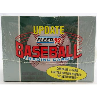 1992 Fleer Update Baseball Factory Set (Reed Buy)