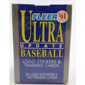 1991 Fleer Ultra Update Baseball Factory Set (Reed Buy)