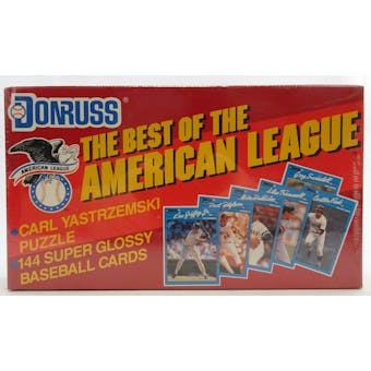 1990 Donruss Best of the American League Baseball Factory Set (Reed Buy)