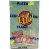 1992/93 Fleer Ultra Series 1 Basketball Hobby Box (Reed Buy)