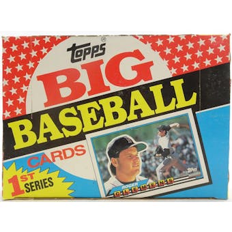 1989 Topps Big Baseball Series 1 Box (Reed Buy)