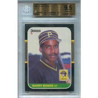 1987 Donruss #361 Barry Bonds RC BGS 9.5 *5332 (Reed Buy)