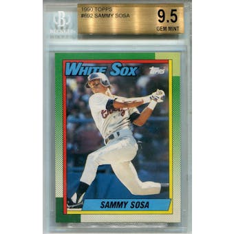 1990 Topps #692 Sammy Sosa RC BGS 9.5 *9549 (Reed Buy)