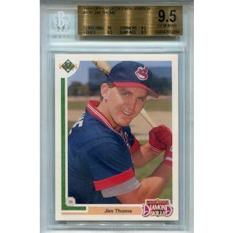 1991 Upper Deck Final Edition #17F Jim Thome RC BGS 9.5 *5094 (Reed Buy)