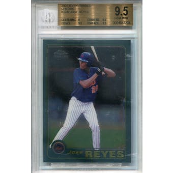 2001 Topps Chrome Traded #T242 Jose Reyes RC BGS 9.5 *3224 (Reed Buy)