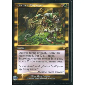 Magic the Gathering Invasion Single Artifact Mutation Foil