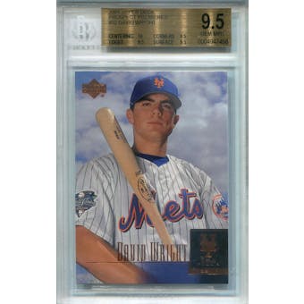 2001 Upper Deck Prospect Premieres #52 David Wright BGS 9.5 *7458 (Reed Buy)