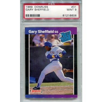 1989 Donruss #31 Gary Sheffield RC PSA 10 *6606 (Reed Buy)