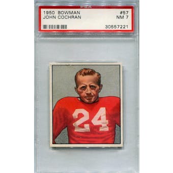 1950 Bowman #57 John Cochran RC PSA 7 *7221 (Reed Buy)