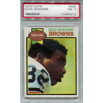 1979 Topps #308 Ozzie Newsome RC PSA 7 *5213 (Reed Buy)
