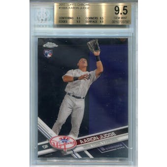 2017 Topps Chrome #169A Aaron Judge Catching BGS 9.5 *3797 (Reed Buy)