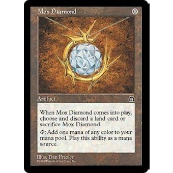 Magic the Gathering Stronghold Single Mox Diamond - SLIGHT PLAY (SP)