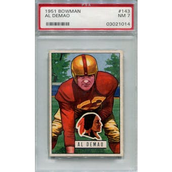 1951 Bowman #143 Al Demao PSA 7 *1014 (Reed Buy)