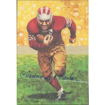 Clarence "Ace" Parker Autographed Goal Line Art Card JSA #KK52303 (Reed Buy)