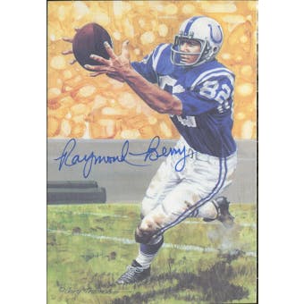 Raymond Berry Autographed Goal Line Art Card JSA #KK52311 (Reed Buy)