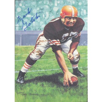 Frank Gatski Autographed Goal Line Art Card JSA #KK52312 (Reed Buy)
