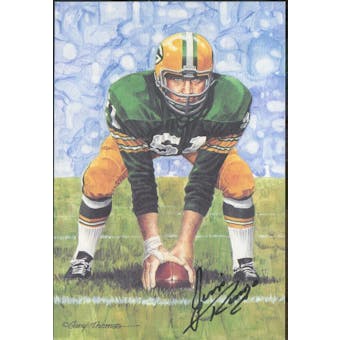 Jim Ringo Autographed Goal Line Art Card JSA #KK52319 (Reed Buy)