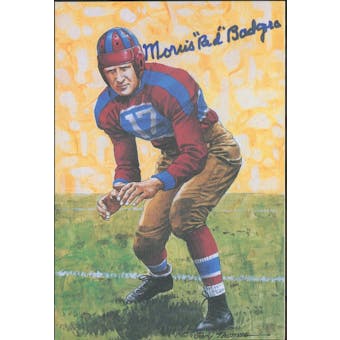Morris "Red" Badgro Autographed Goal Line Art Card JSA #KK52323 (Reed Buy)