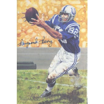 Raymond Berry Autographed Goal Line Art Card JSA #KK52357 (Reed Buy)