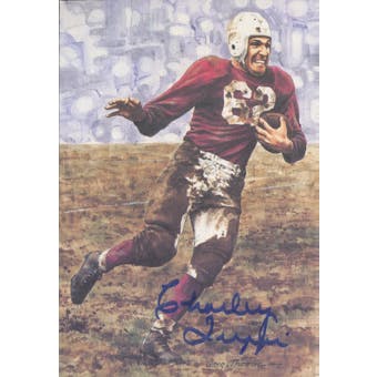 Charley Trippi Autographed Goal Line Art Card JSA #KK52367 (Reed Buy)