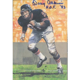 Doug Atkins Autographed Goal Line Art Card w/ insc "HOF '82" JSA #KK52368 (Reed Buy)