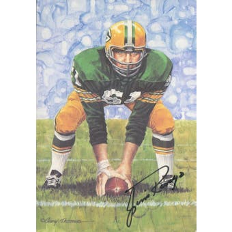 Jim Ringo Autographed Goal Line Art Card JSA #KK52378 (Reed Buy)