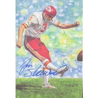 Jan Stenerud Autographed Goal Line Art Card JSA #KK52401 (Reed Buy)