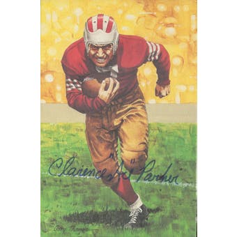 Clarence "Ace" Parker Autographed Goal Line Art Card JSA #KK52407 (Reed Buy)