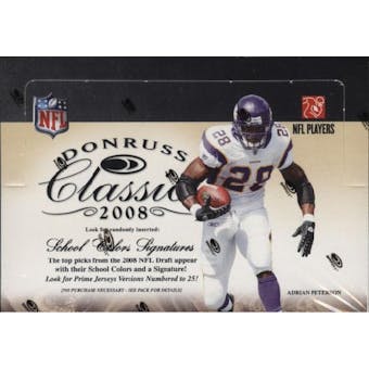 2008 Donruss Classics Football Hobby Box