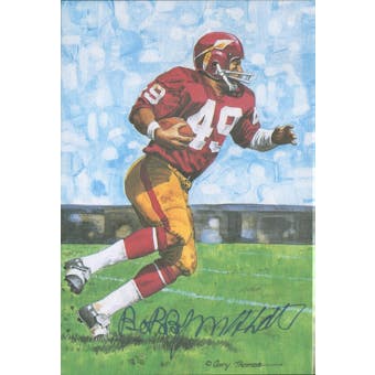 Bobby Mitchell Autographed Goal Line Art Card JSA #KK52439 (Reed Buy)