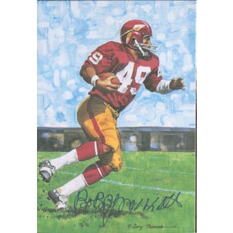 Bobby Mitchell Autographed Goal Line Art Card JSA #KK52440 (Reed Buy)