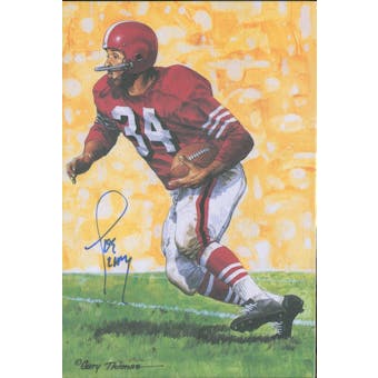 Joe Perry Autographed Goal Line Art Card JSA #KK52445 (Reed Buy)