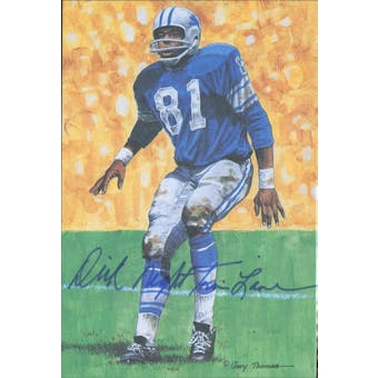 Dick "Night Train" Lane Autographed Goal Line Art Card JSA #KK52458 (Reed Buy)