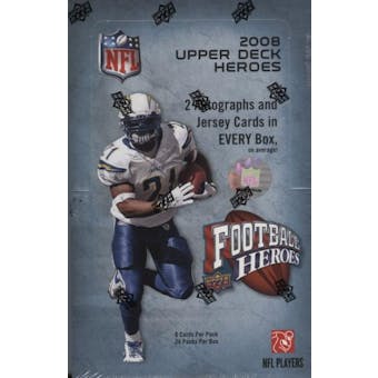 2008 Upper Deck Heroes Football Hobby Box