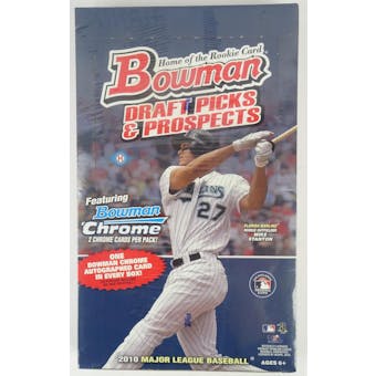2010 Bowman Draft Picks & Prospects Baseball Hobby Box (Reed Buy)