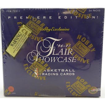 1996/97 Fleer Flair Showcase Basketball Hobby Box (Reed Buy)