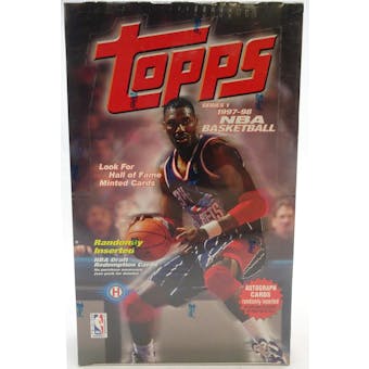 1997/98 Topps Series 1 Basketball Hobby Box (Reed Buy)