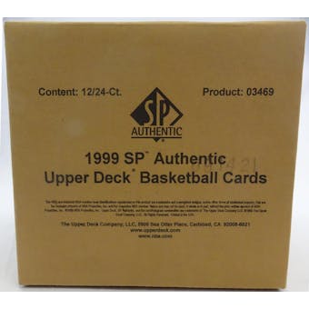 1998/99 Upper Deck SP Authentic Basketball Hobby 12-Box Case (Reed Buy)