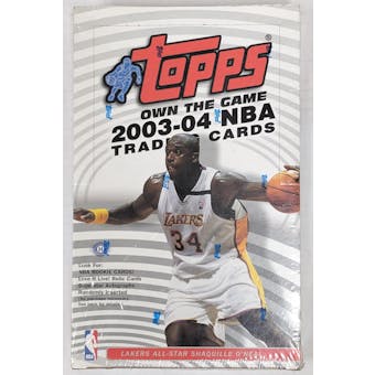2003/04 Topps Basketball Hobby Box (Reed Buy)