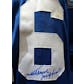 Frank Gifford NY Giants Auto NFL 75th Authentic Throwback Jersey (Apex 46 L) JSA KK52043 (Reed Buy)