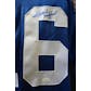 Frank Gifford New York Giantss Autographed 75th Authentic Throwback Jersey (Apex 46 L) JSA KK52044 (Reed Buy)