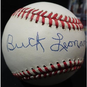 Buck Leonard Autographed NL Giamatti Baseball JSA KK52672 (Reed Buy)