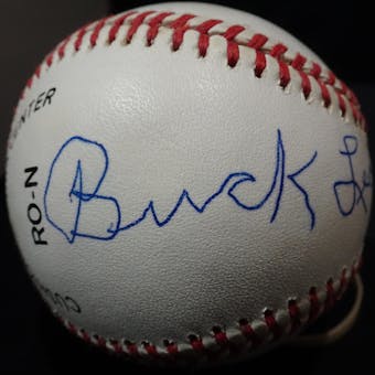 Buck Leonard Autographed NL Giamatti Baseball JSA KK52673 (Reed Buy)