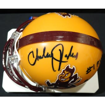 Charley Taylor Arizona State Auto Football Mini Helmet JSA KK52108 (Reed Buy)