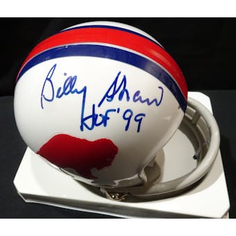 Billy Shaw Buffalo Bills Auto Football Mini Helmet (HOF 99) TriStar 3129850 (Reed Buy)